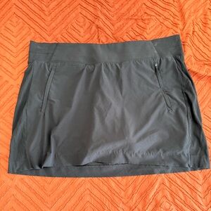Athleta Black Textured Skirt